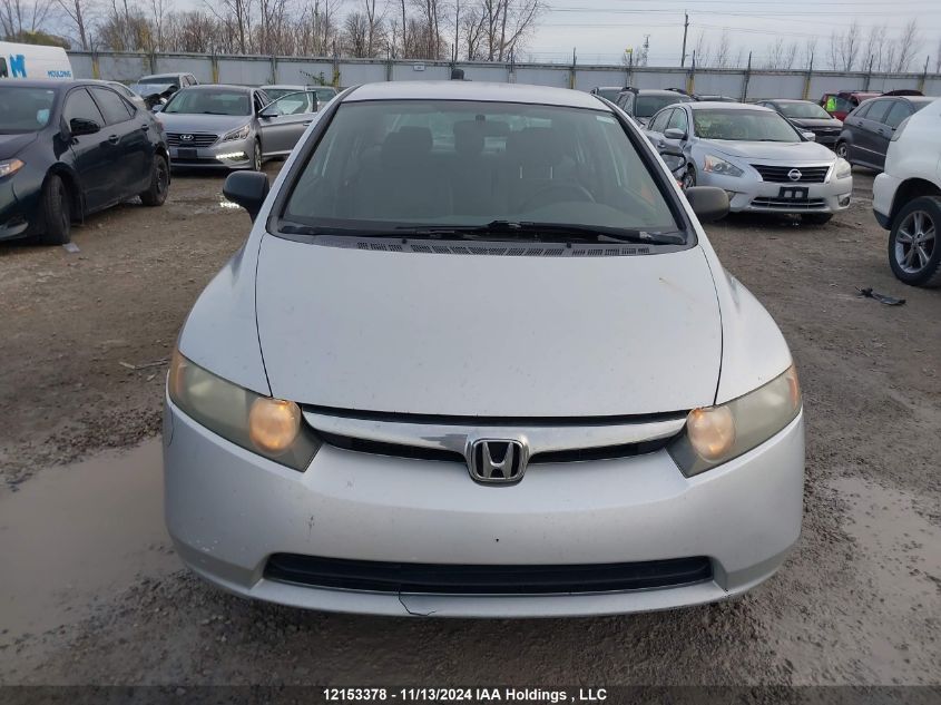 2007 Honda Civic Sdn VIN: 2HGFA16307H031254 Lot: 12153378