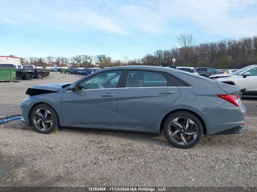 2021 Hyundai Elantra Sel VIN: KMHLN4AG6MU123331 Lot: 12153469