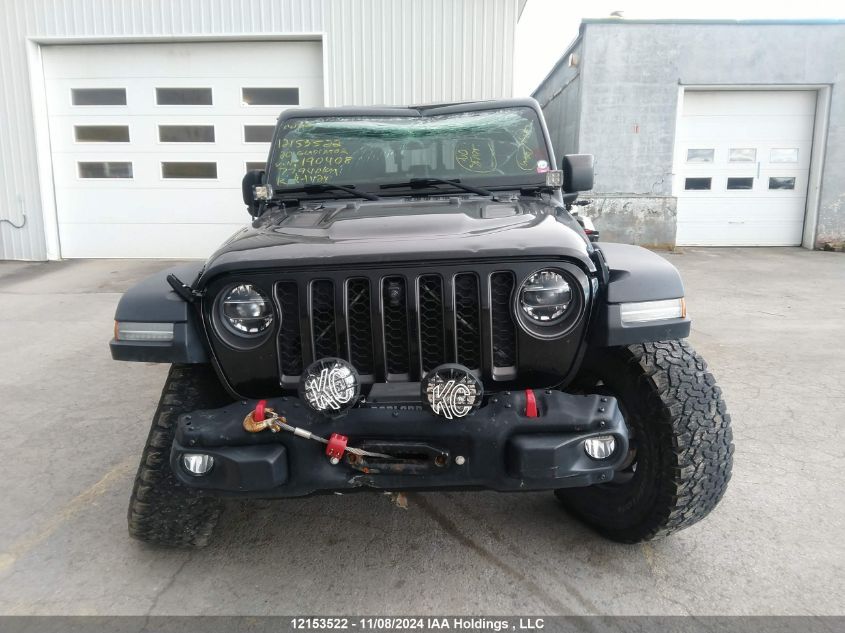 2020 Jeep Gladiator Rubicon VIN: 1C6JJTBG4LL190408 Lot: 12153522