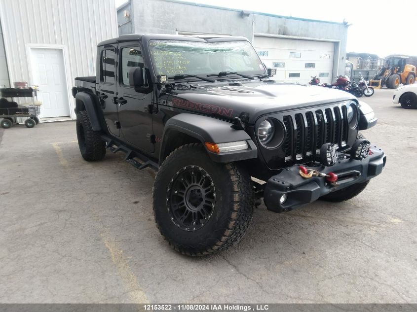 2020 Jeep Gladiator Rubicon VIN: 1C6JJTBG4LL190408 Lot: 12153522