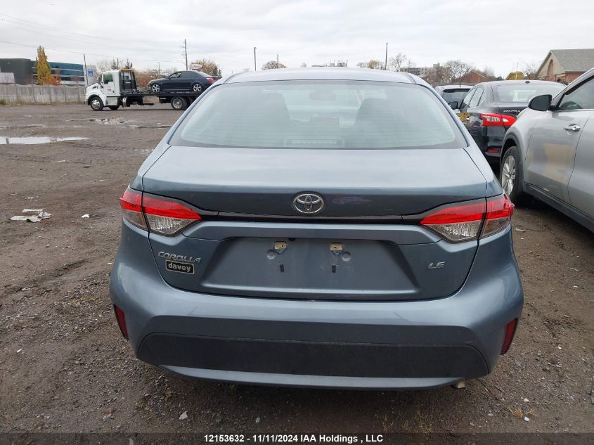 2021 Toyota Corolla Le VIN: 5YFBPMBE0MP150738 Lot: 12153632