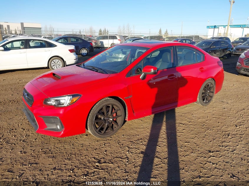 Vin: jf1va1z64m9818290, lot: 2509411, subaru wrx sport tech 20212