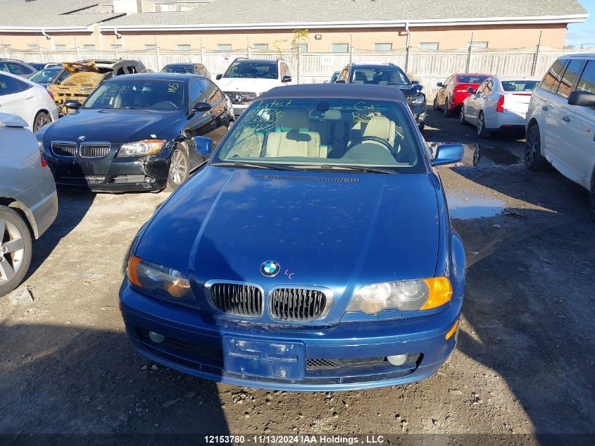 2000 BMW 3 Series VIN: WBABR3348YEG01377 Lot: 12153780