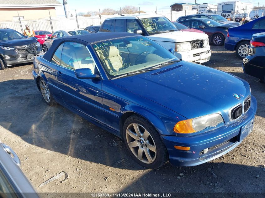 2000 BMW 3 Series VIN: WBABR3348YEG01377 Lot: 12153780