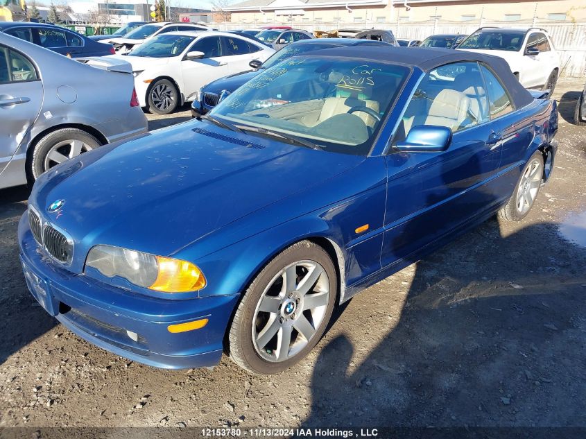 2000 BMW 3 Series VIN: WBABR3348YEG01377 Lot: 12153780