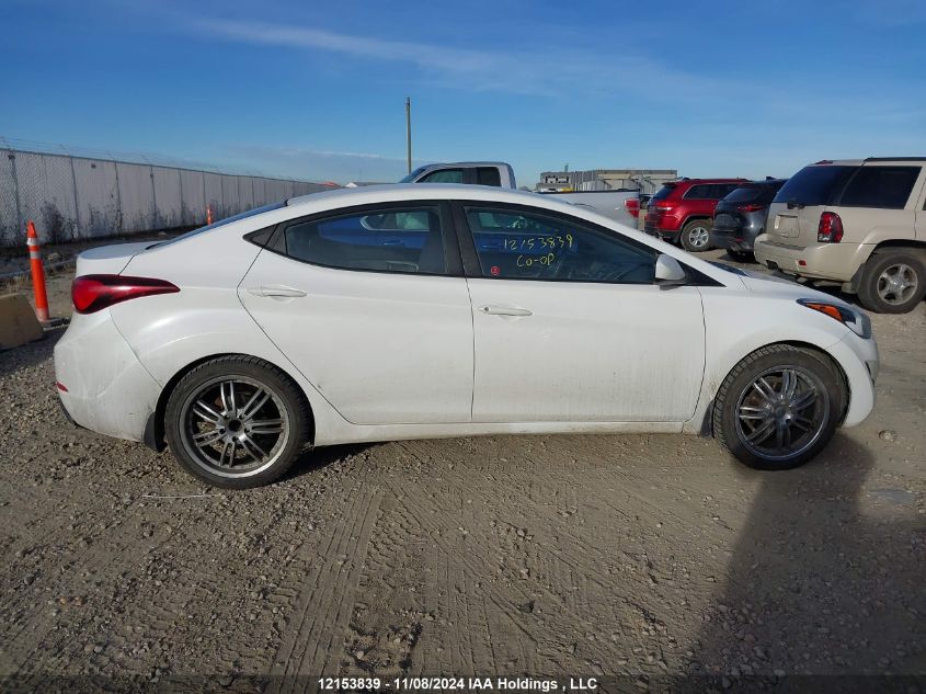 2014 Hyundai Elantra L VIN: 5NPDH4AE4EH518053 Lot: 12153839