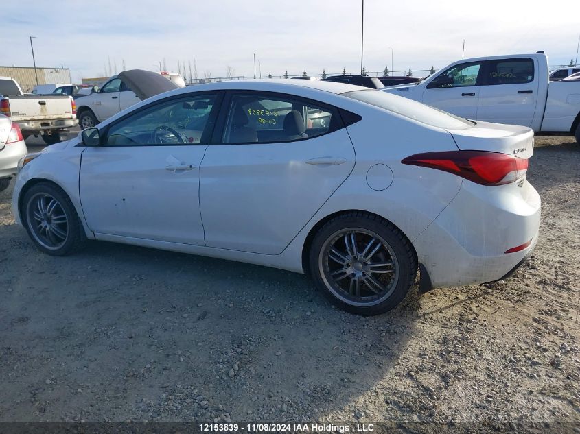 2014 Hyundai Elantra L VIN: 5NPDH4AE4EH518053 Lot: 12153839