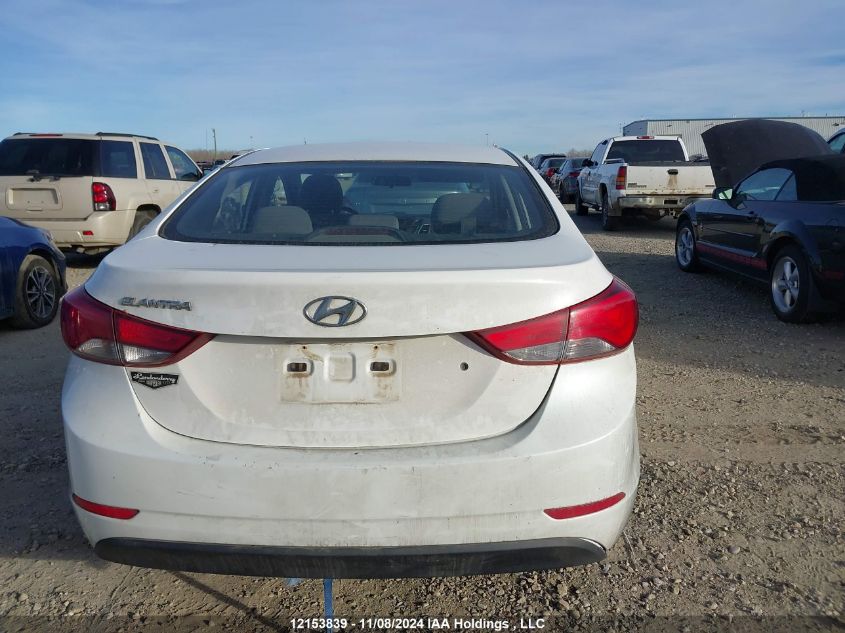 2014 Hyundai Elantra L VIN: 5NPDH4AE4EH518053 Lot: 12153839