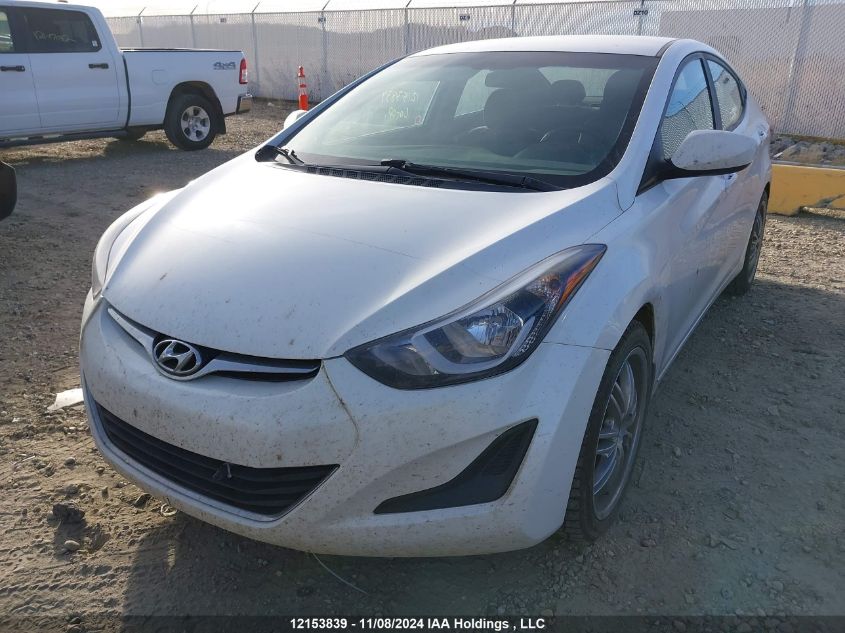 2014 Hyundai Elantra L VIN: 5NPDH4AE4EH518053 Lot: 12153839