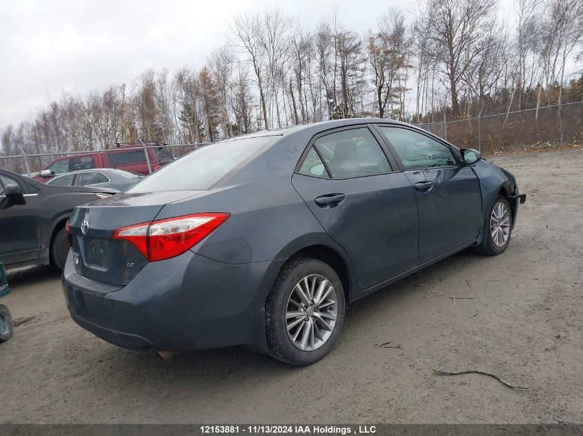 2015 Toyota Corolla L/Le/Le Pls/Prm/S/S Pls VIN: 2T1BURHE0FC434127 Lot: 12153881