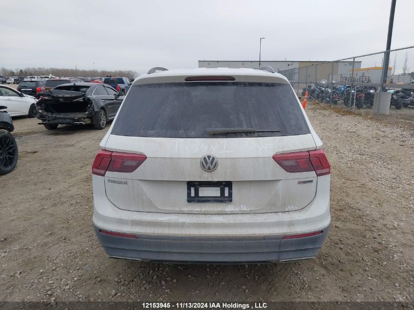 2019 Volkswagen Tiguan VIN: 3VV0B7AX8KM153046 Lot: 12153945