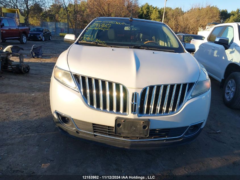 2011 Lincoln Mkx VIN: 2LMDJ8JK6BBJ27057 Lot: 12153982