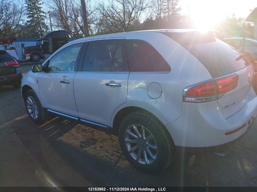 2011 Lincoln Mkx VIN: 2LMDJ8JK6BBJ27057 Lot: 12153982