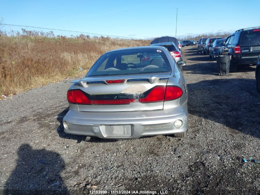 2005 Pontiac Sunfire Sl/Slx VIN: 3G2JB52F75S198223 Lot: 12153999