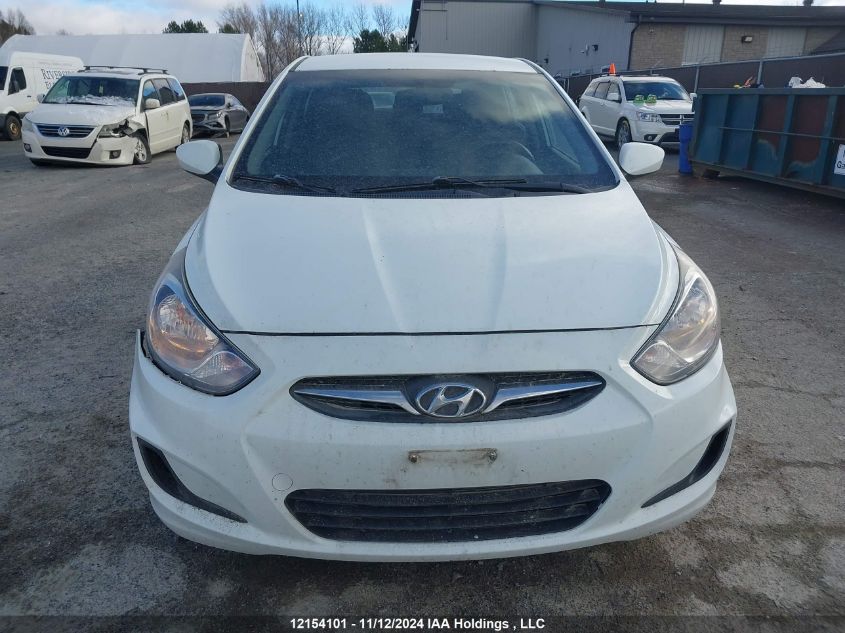 2014 Hyundai Accent Gls/Gs VIN: KMHCT5AE4EU141886 Lot: 12154101