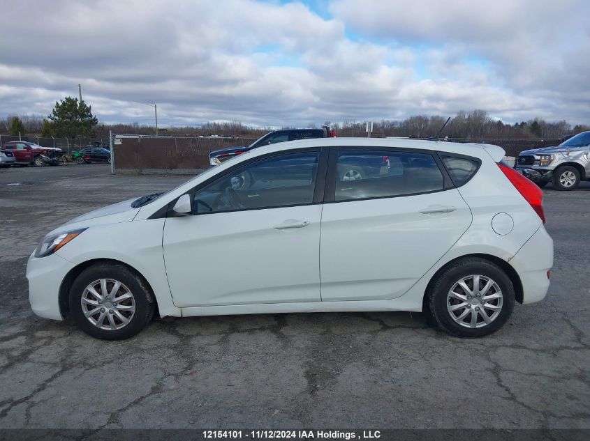 2014 Hyundai Accent Gls/Gs VIN: KMHCT5AE4EU141886 Lot: 12154101