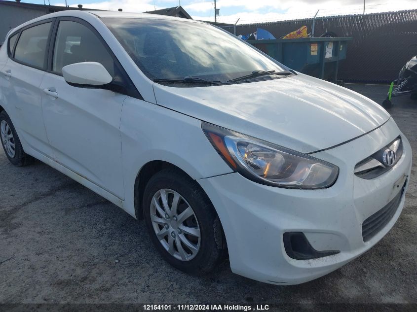 2014 Hyundai Accent Gls/Gs VIN: KMHCT5AE4EU141886 Lot: 12154101