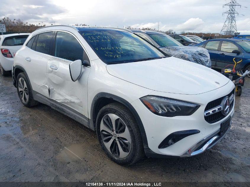 2024 Mercedes-Benz Gla VIN: W1N4N4HB1RJ616774 Lot: 12154138