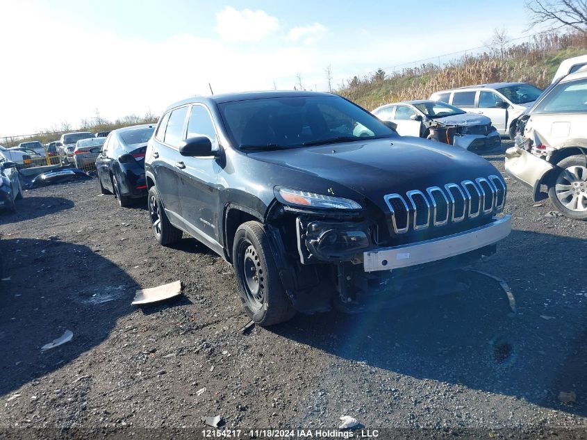 2016 Jeep Cherokee Sport VIN: 1C4PJMABXGW125078 Lot: 12154217