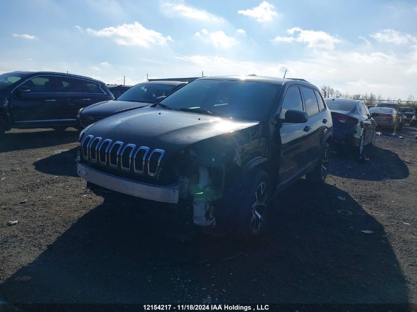 2016 Jeep Cherokee Sport VIN: 1C4PJMABXGW125078 Lot: 12154217