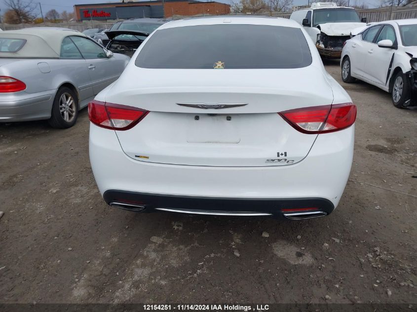 2016 Chrysler 200 C VIN: 1C3CCCCG3GN187489 Lot: 12154251