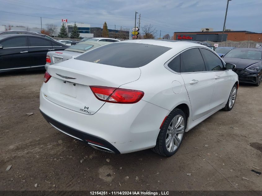 2016 Chrysler 200 C VIN: 1C3CCCCG3GN187489 Lot: 12154251