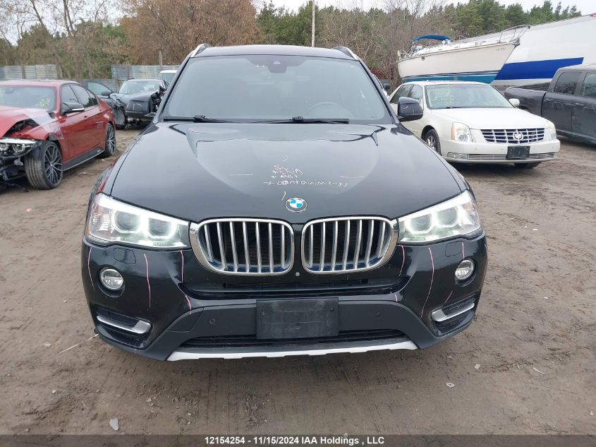 2015 BMW X3 VIN: 5UXWX9C5XF0D48481 Lot: 12154254