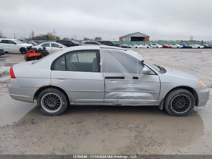 2003 Honda Civic Sdn VIN: 2HGES16603H909178 Lot: 12154348