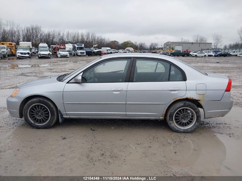 2003 Honda Civic Sdn VIN: 2HGES16603H909178 Lot: 12154348