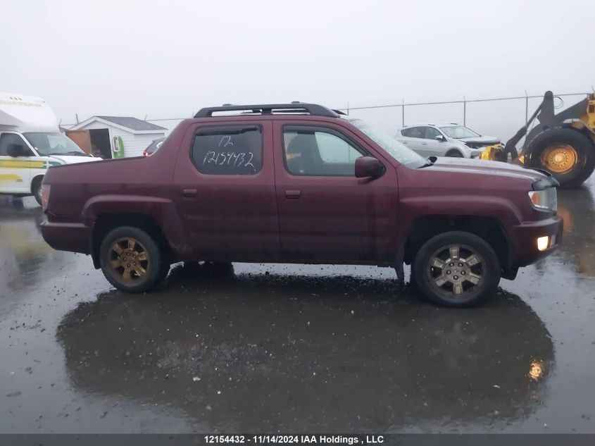 2012 Honda Ridgeline VIN: 5FPYK1F4XCB552325 Lot: 12154432