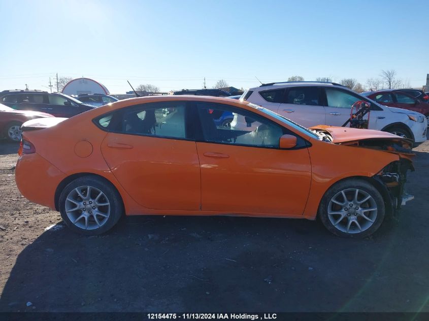 2013 Dodge Dart Sxt VIN: 1C3CDFBA6DD310022 Lot: 12154475