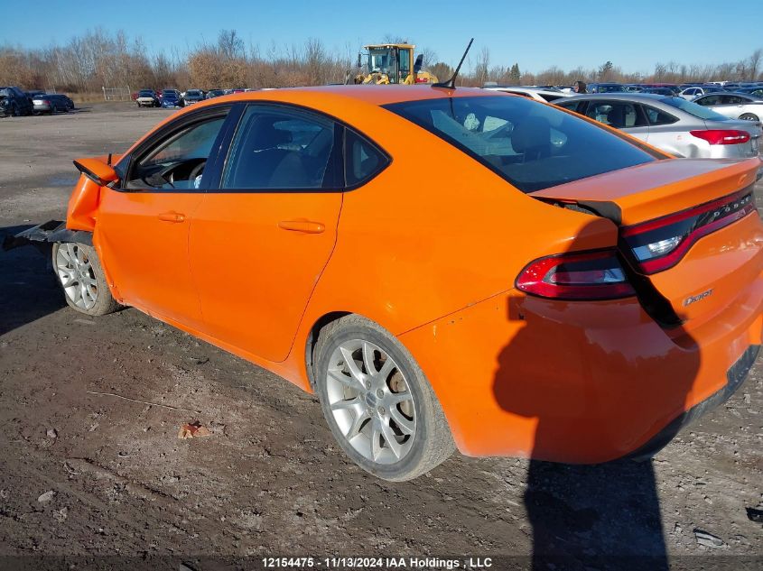 2013 Dodge Dart Sxt VIN: 1C3CDFBA6DD310022 Lot: 12154475