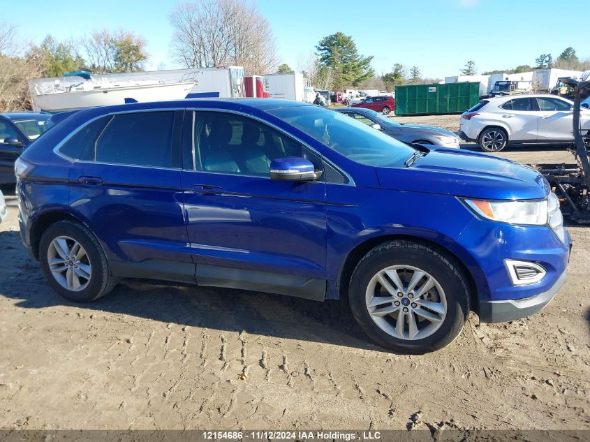 2015 Ford Edge Sel VIN: 2FMTK4J83FBB18176 Lot: 12154686