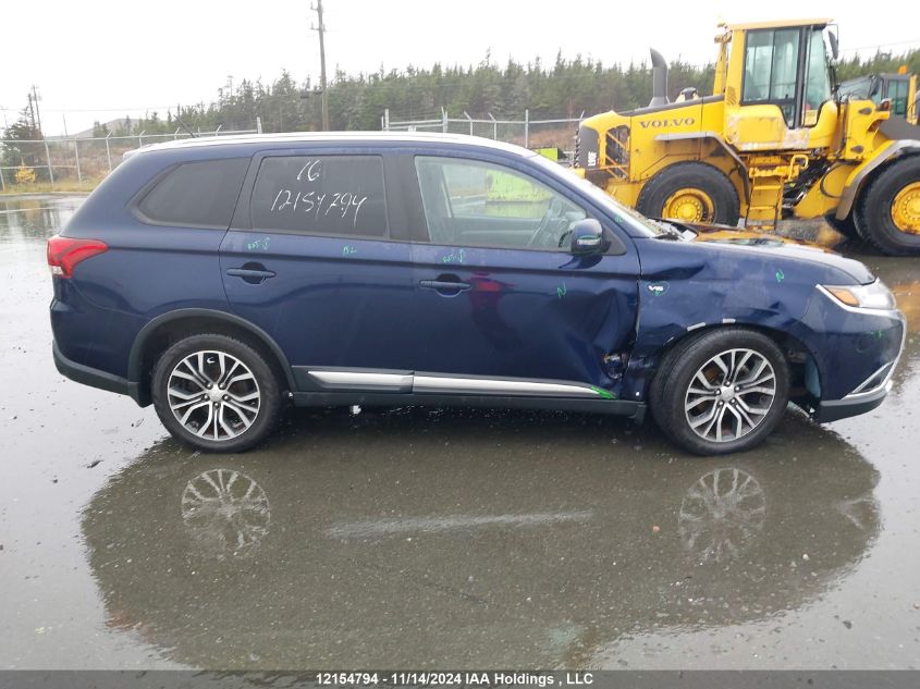 2016 Mitsubishi Outlander VIN: JA4JZ3AX2GZ606469 Lot: 12154794