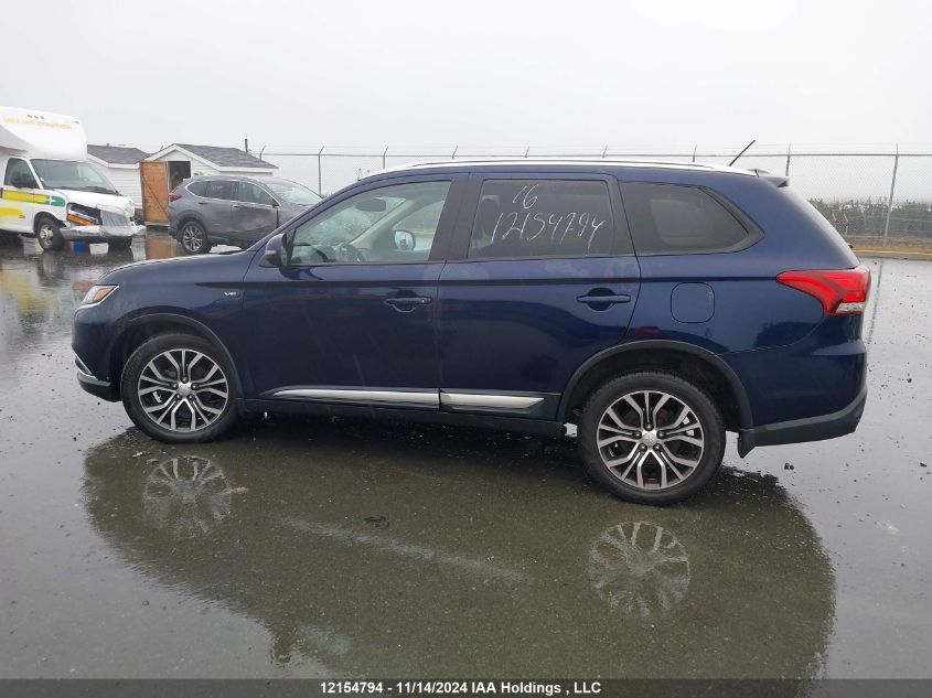 2016 Mitsubishi Outlander VIN: JA4JZ3AX2GZ606469 Lot: 12154794