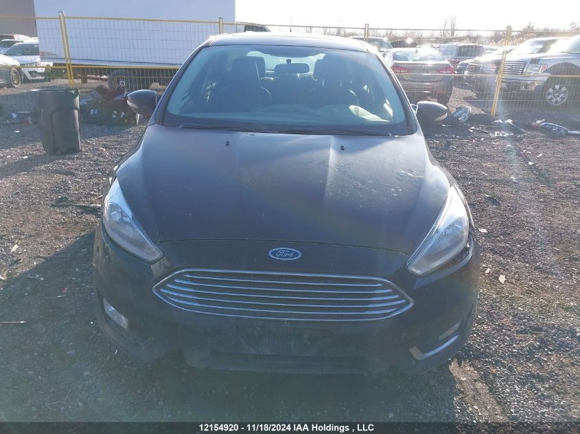 2018 Ford Focus Titanium VIN: 1FADP3N27JL296326 Lot: 12154920