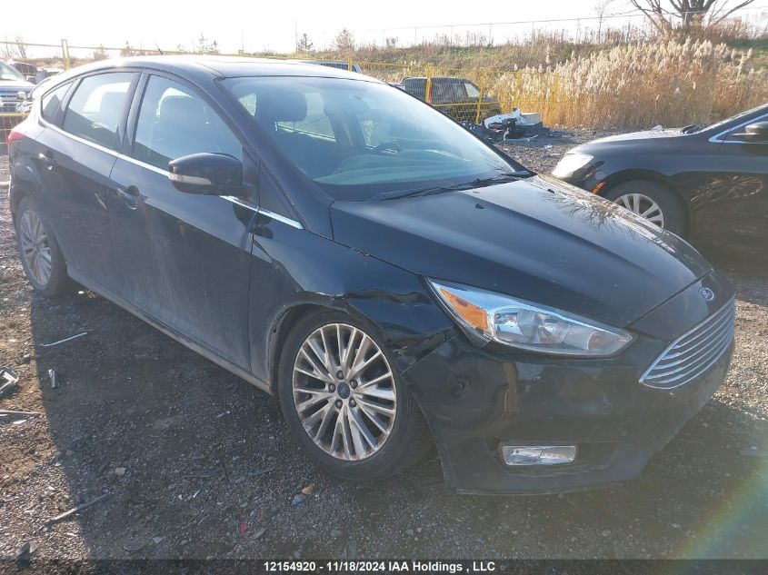 2018 Ford Focus Titanium VIN: 1FADP3N27JL296326 Lot: 12154920