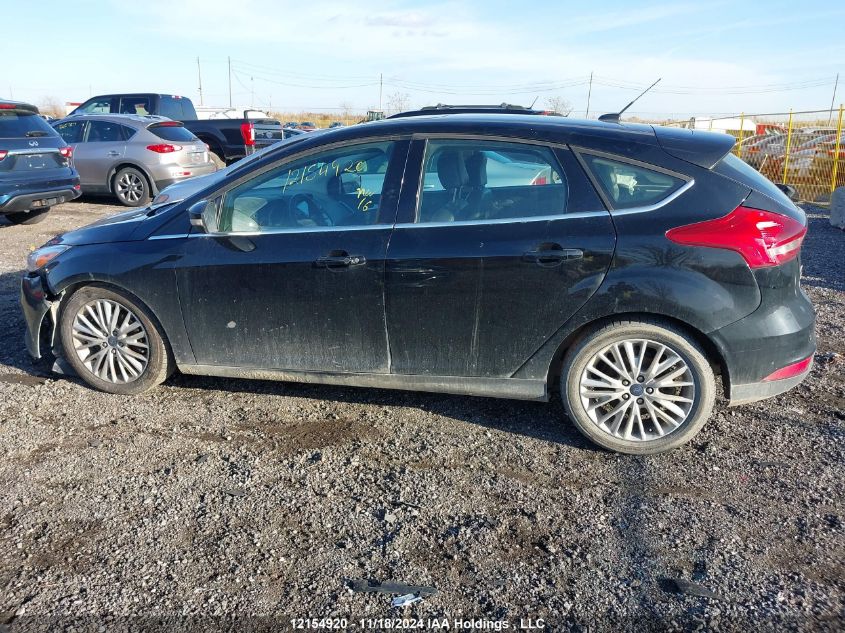 2018 Ford Focus Titanium VIN: 1FADP3N27JL296326 Lot: 12154920