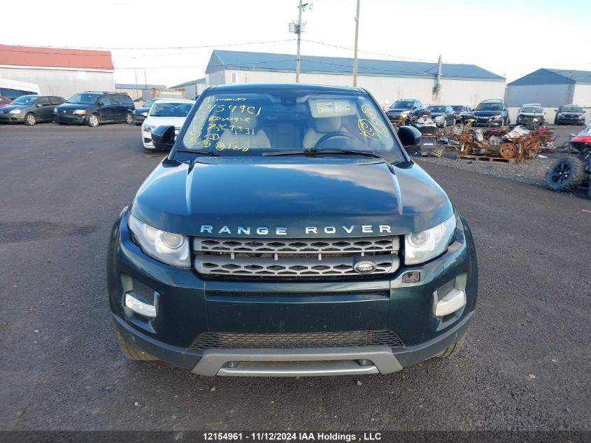 2013 Land Rover Range Rover Evoque VIN: SALVP2BG4DH736933 Lot: 12154961