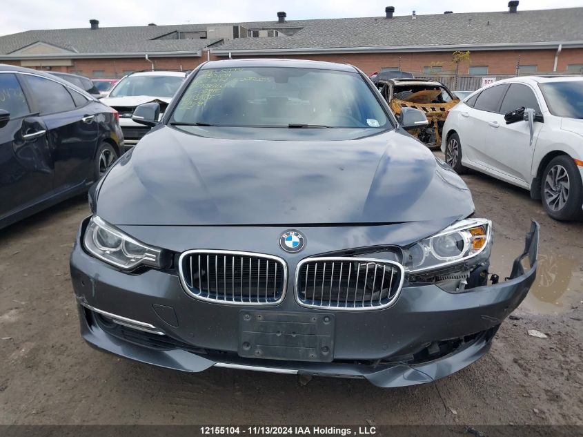 2014 BMW 3 Series VIN: WBA3B3C51EJ978960 Lot: 12155104