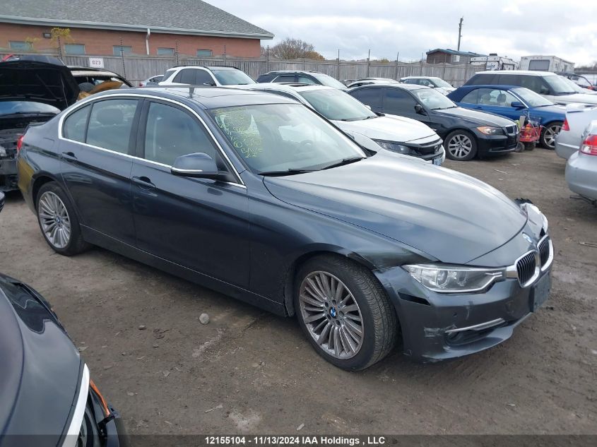 2014 BMW 3 Series VIN: WBA3B3C51EJ978960 Lot: 12155104