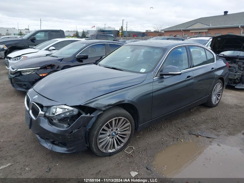 2014 BMW 3 Series VIN: WBA3B3C51EJ978960 Lot: 12155104