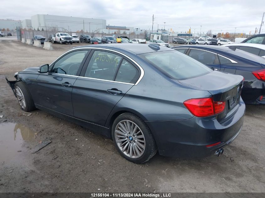 2014 BMW 3 Series VIN: WBA3B3C51EJ978960 Lot: 12155104