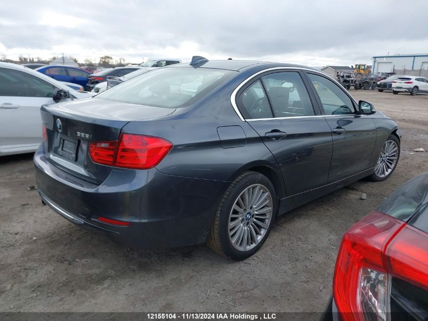 2014 BMW 3 Series VIN: WBA3B3C51EJ978960 Lot: 12155104