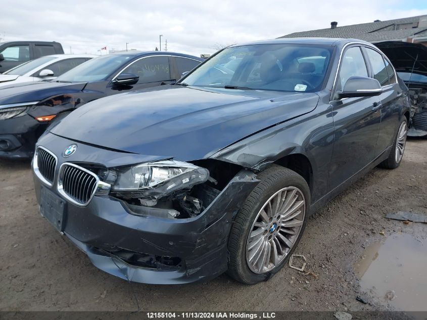 2014 BMW 3 Series VIN: WBA3B3C51EJ978960 Lot: 12155104