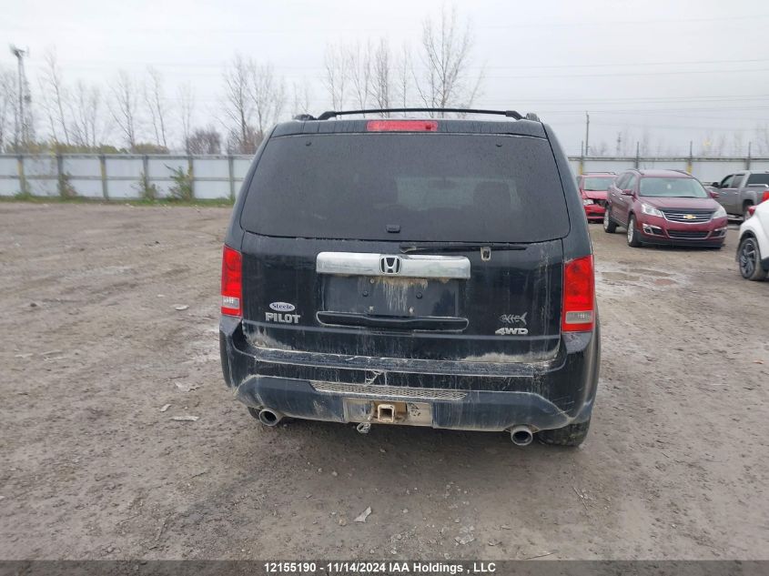 2013 Honda Pilot VIN: 5FNYF4H57DB502715 Lot: 12155190