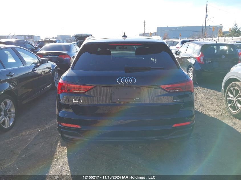 2022 Audi Q3 VIN: WA1EECF37N1139483 Lot: 12155217