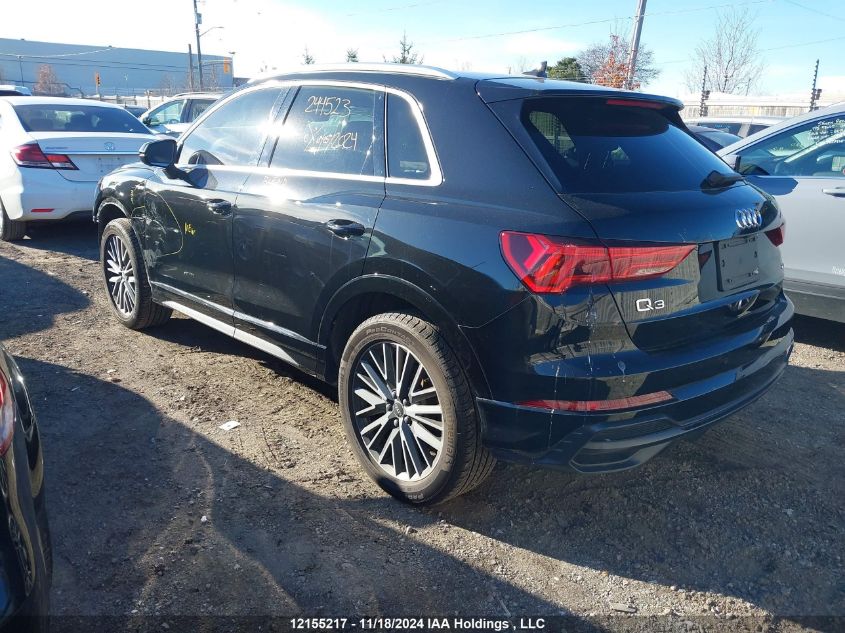 2022 Audi Q3 VIN: WA1EECF37N1139483 Lot: 12155217