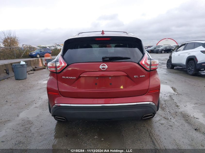 2017 Nissan Murano VIN: 5N1AZ2MH2HN175804 Lot: 12155284