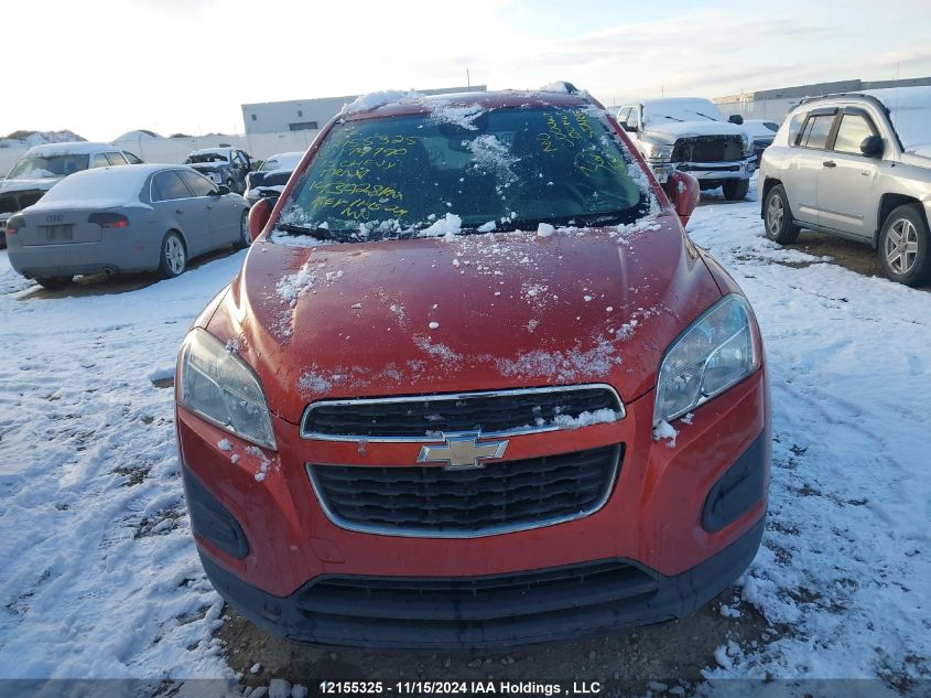 2015 Chevrolet Trax VIN: 3GNCJSSB2FL174790 Lot: 12155325